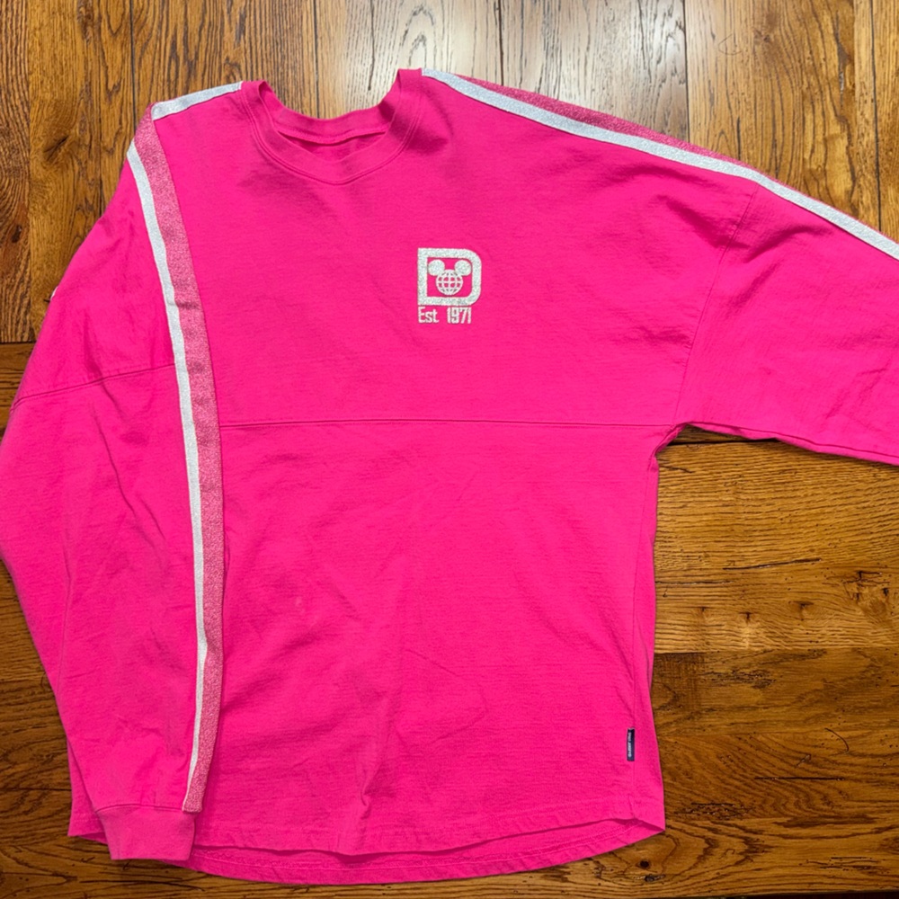 Disney Parks Walt Disney World Pink Glitter Spirit Jersey